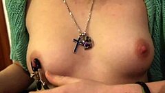 I love being played with nipple clamps during sex