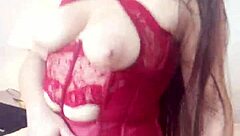 Hot Cowgirl Mommy satisfies her young cowslave