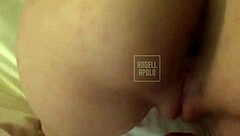 A boy is having fun with his stepsister in hotel room