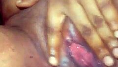 Her cunt is dripping wet, she's so horny
