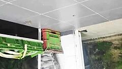 upskirt spying in the store