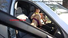 Yo, my girlfriend got banged right on her car, wild stuff! 🚗