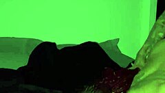 A man with an insatiable desire has sex with a girl all night long