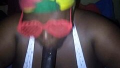 BBW girl takes a facial from an unknown guy