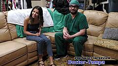 Doctor Tampa's kinky clinic with a disturbing gyno exam, featuring Aria Nicole