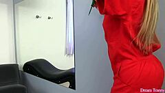Tranny Julia Steinkopf indulges in solo play with objects