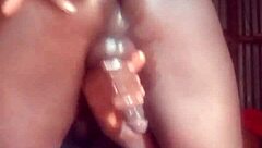 Watch Horny African Crossdresser Sexyjayla254 Stroking Her Big Black Dick and Cum Intensely