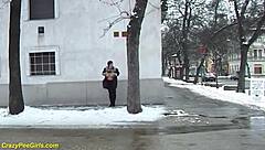 Redhead BBW MILF Pees in Public Fetish