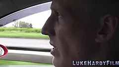 Inkied English girl with big breast, glasses and awesome blowjob skills