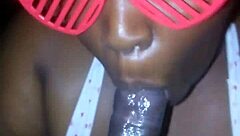 BBW girl takes a facial from an unknown guy