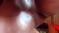 Watch Horny African Crossdresser Sexyjayla254 Stroking Her Big Black Dick and Cum Intensely