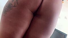 homemade clip of a hot cowgirl taking hard anal pounding
