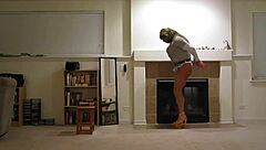 Rachel St Clair Bound In Handcuffs Shows Booty In BDSM