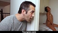 Little Asian Cutie Jade Plays with Dildo in High Definition Hardcore Scene