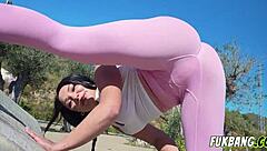 The hottest Lola Bratz's pussy is being fucked in public