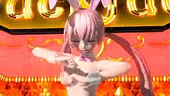 Is Megurine Luka nude in bunny costume?
