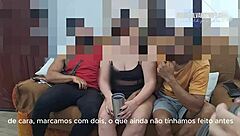 brazilian wife tries two guys for first time