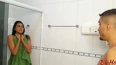 He Entered The Bathroom Unannounced, Made Me Deepthroat His Giant Cock, Then Fucked Me Doggy Style.