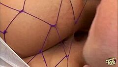 Blonde's ass licking session leads to intense foursome featuring anal double penetration, creampies, and a facial finish.