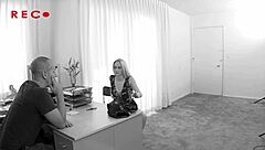 tiny blonde kendi licks and rides massive white dick deep