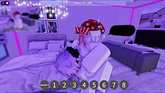 having fun in a roblox condo with condoms