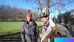 Easter Bunny Sluts Katy And Mia Get Cunts Stuffed!