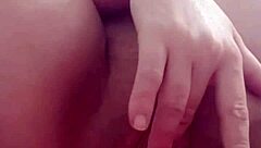 Pregnant woman plays with herself and gets a climax