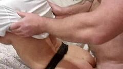 Doggystyle Milf in Uniform Gets Fucked So Tight!