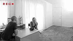 tiny blonde kendi licks and rides massive white dick deep