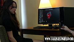 The sexy Cassandra Gemini in an intense and nasty scene