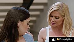Lesbian moms share intimate moments, gaining confidence