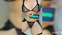 Provoked stepbrother with hot video and watched him masturbate