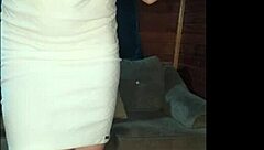 i'm a horny brunette teasing in heels while smoking