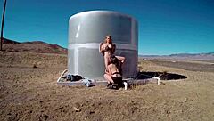 hairy lesbian amateurs scissoring beaver pussy passionately outdoors in sex