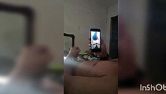 Provoked stepbrother with hot video and watched him masturbate