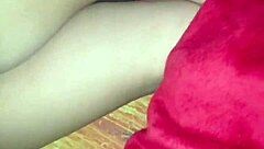 He massages legs, begs for pussy.