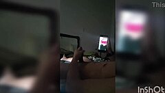 Provoked stepbrother with hot video and watched him masturbate