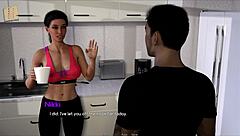 Intertwined erotic game session