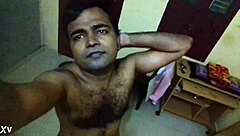 mayan mandev's shaved pussy or hairy? you decide in this nude solo