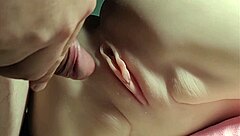 Close-up rear entry sex with cute doll