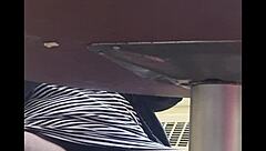 got caught filming wife's upskirt pussy