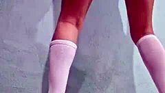 Schoolgirl's Passion For Riding Peaks