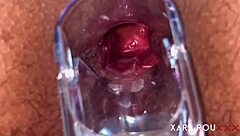 i'm using a speculum to show my gaping anal hole