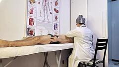 Does The Patient Get Hard During Nurse's Teasing Exam? Uncensored Rough Action Ensues