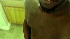 Masturbating in mirror for orgasmic selfie