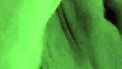 The girl masturbates in front of the mirror and achieves orgasm
