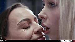 Time Stop Futa Surprise - Huge Tits Brunette Grows Cock Freezes Time And Uses Blonde In Hardcore Fuck