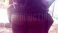 African Teen Slut Flashes Up Skirt in Park