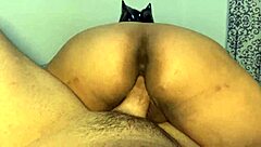 latina stepmom rides hard in doggystyle and cowgirl