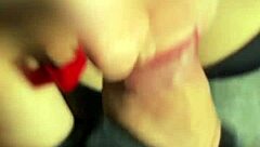 Mobile 4K: A girl in leggings, leashed and controlled in a steamy scene